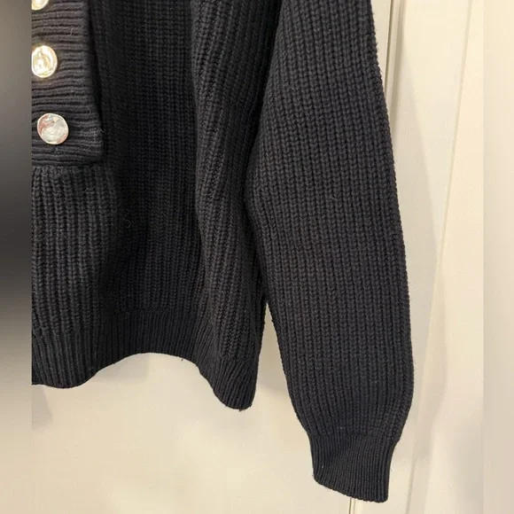 Sezane Lucas Jumper Sweater black size S - Picture 6 of 8